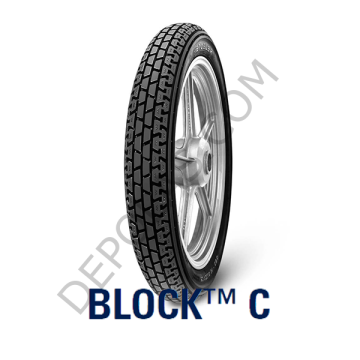 Metzeler Block C 3.00-19 TT 54P Ön/Arka Motosiklet Lastiği