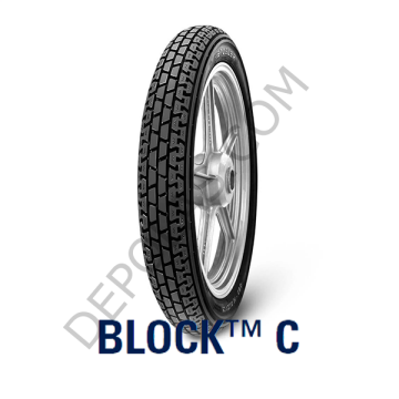 Metzeler Block C 3.50-18 TT 56S Ön/Arka Motosiklet Lastiği