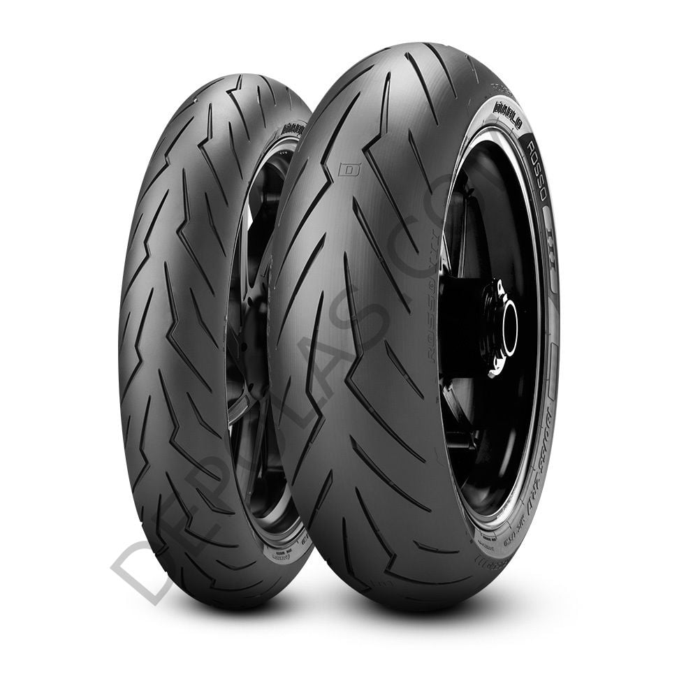 Pirelli Diablo Rosso III Ön 120/70-17 | Arka 240/45-17 Takım Motosiklet Lastikleri