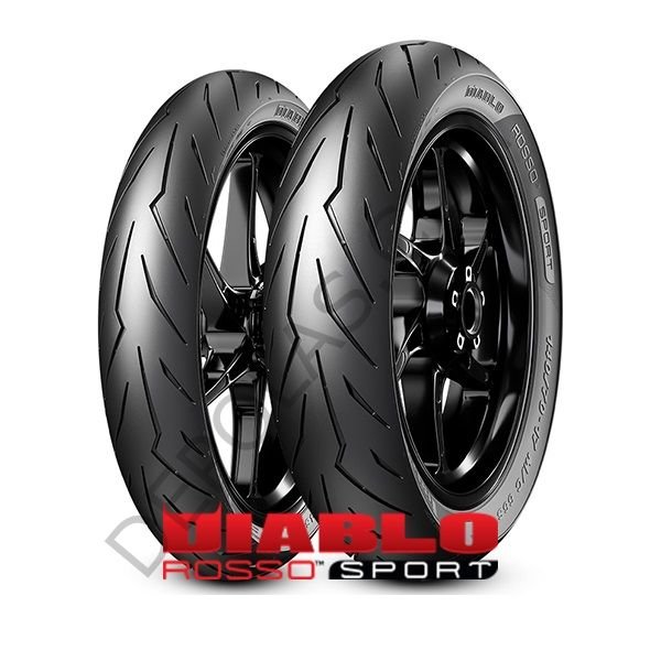 Pirelli Diablo Rosso Sport Ön 110/70-17 | Arka 140/70-17 Takım Motosiklet Lastikleri