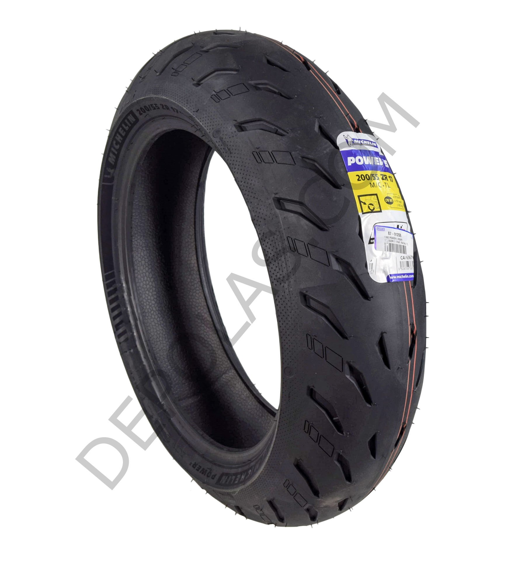 Michelin Power 5 200/55 ZR 17 78(W) TL Arka Motosiklet Lastiği