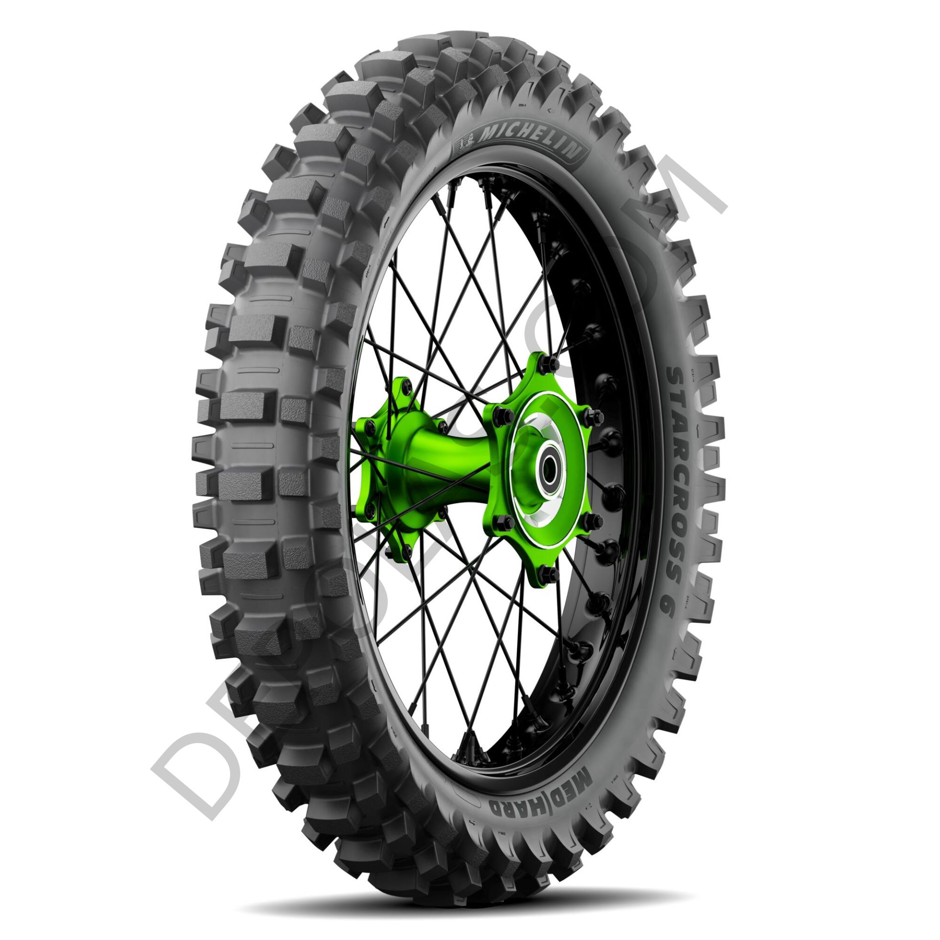 Michelin StarCross 6 Medium Hard 110/100-18 64M TT Arka Motosiklet Lastiği