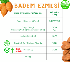 Trend Food 300 g Badem Ezmesi  300 g Antep Fıstığı Ezmesi  300 g Kaju Ezmesi 300 g Fındık Ezmesi