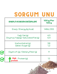 Trend Food 1 kg Sorgum Unu Glutensiz Yüksek Lif Yüksek Protein