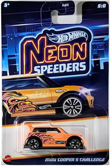 Hot Wheels Neon Speeders Mini Cooper S Challenge JBY96