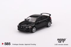 Mini GT Honda Civic Type R Crystal Black Pearl 2023 W/ Advan GT Wheel 585