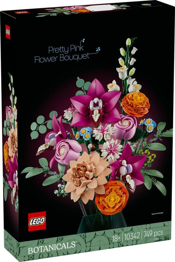 Lego Botanicals Pembe Çiçek Buketi 10342