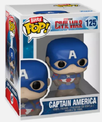 Funko Pop Bitty Marvel The infinity Saga Civil War Captan America 125 (2,5 cm)
