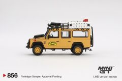 Mini GT Land Rover Defender 110 1989 Camel Trophy Amazon Team Turkey Turkey Exclusive 856