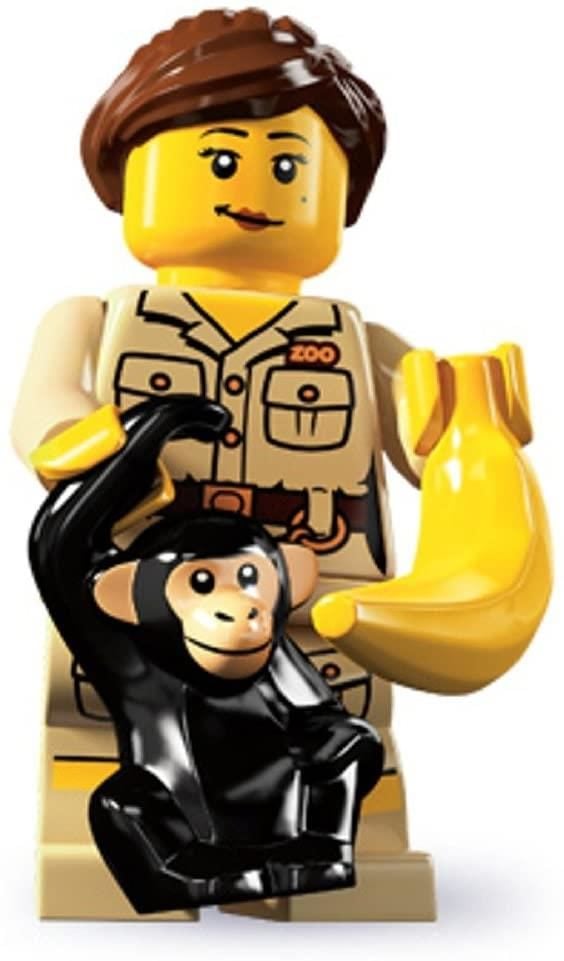 Lego Minifigür - Seri 5 - 8805 - 7 Zookeeper