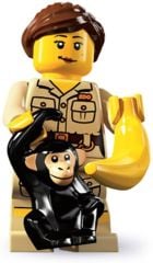 Lego Minifigür - Seri 5 - 8805 - 7 Zookeeper