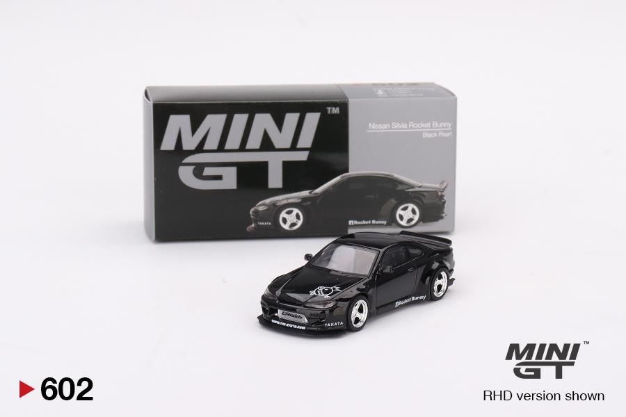 Mini Gt Nissan Silvia (S15) Rocket Bunny Black Pearl 602
