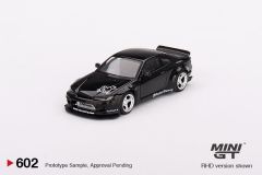 Mini Gt Nissan Silvia (S15) Rocket Bunny Black Pearl 602