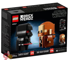 Lego BrickHeadz 40547 Star Wars Obi-Wan Kenobi™ ve Darth Vader™