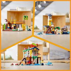 LEGO® Creator 3’ü 1 Arada Sörfçü Plaj Evi 31118