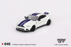 Mini GT Ford Mustang GT LB-Works White - 646