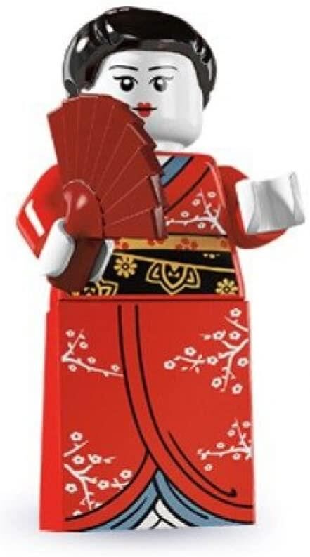 Lego Minifigür - Seri 4 - 8804 - 2 Japon Kimono Girl