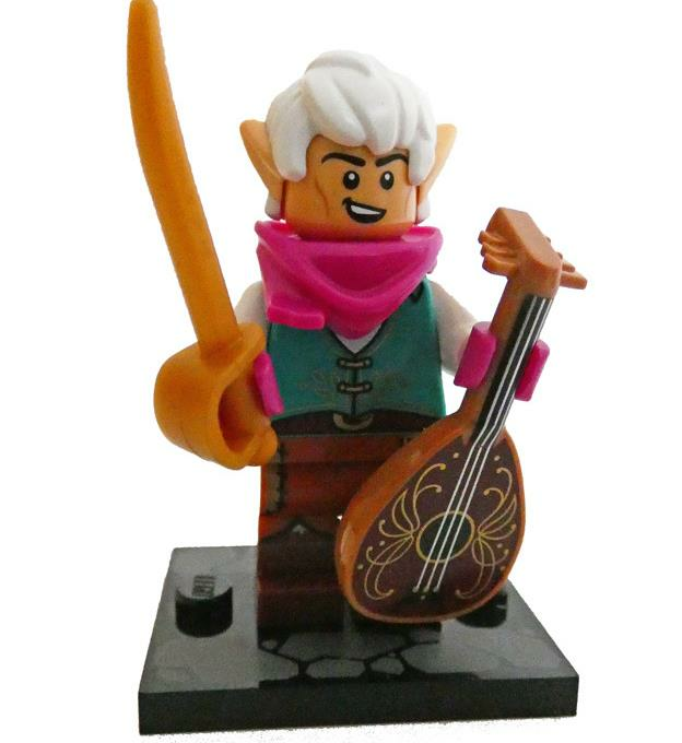 Lego Minifigür 71047 Dungeons & Dragons - 9 Elf Bard