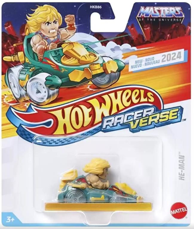 Hot Wheels RacerVerse Masters Of The Universe He-Man HRT39