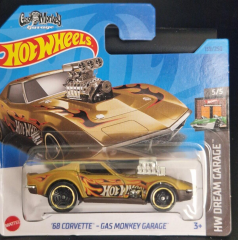 Hot Wheels Tekli Arabalar 68 Corvette - Gas Monkey Garage HKH23