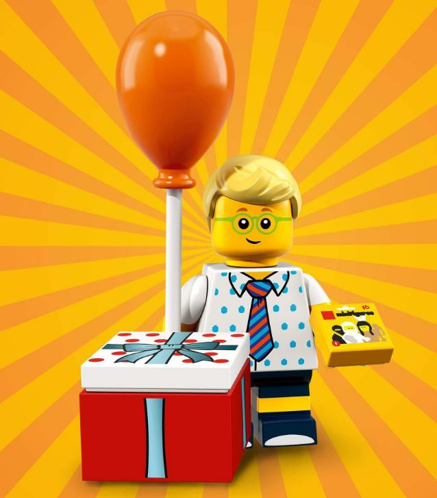 Lego 71021 Minifigure Series 18 - 16 Birthday Party Boy