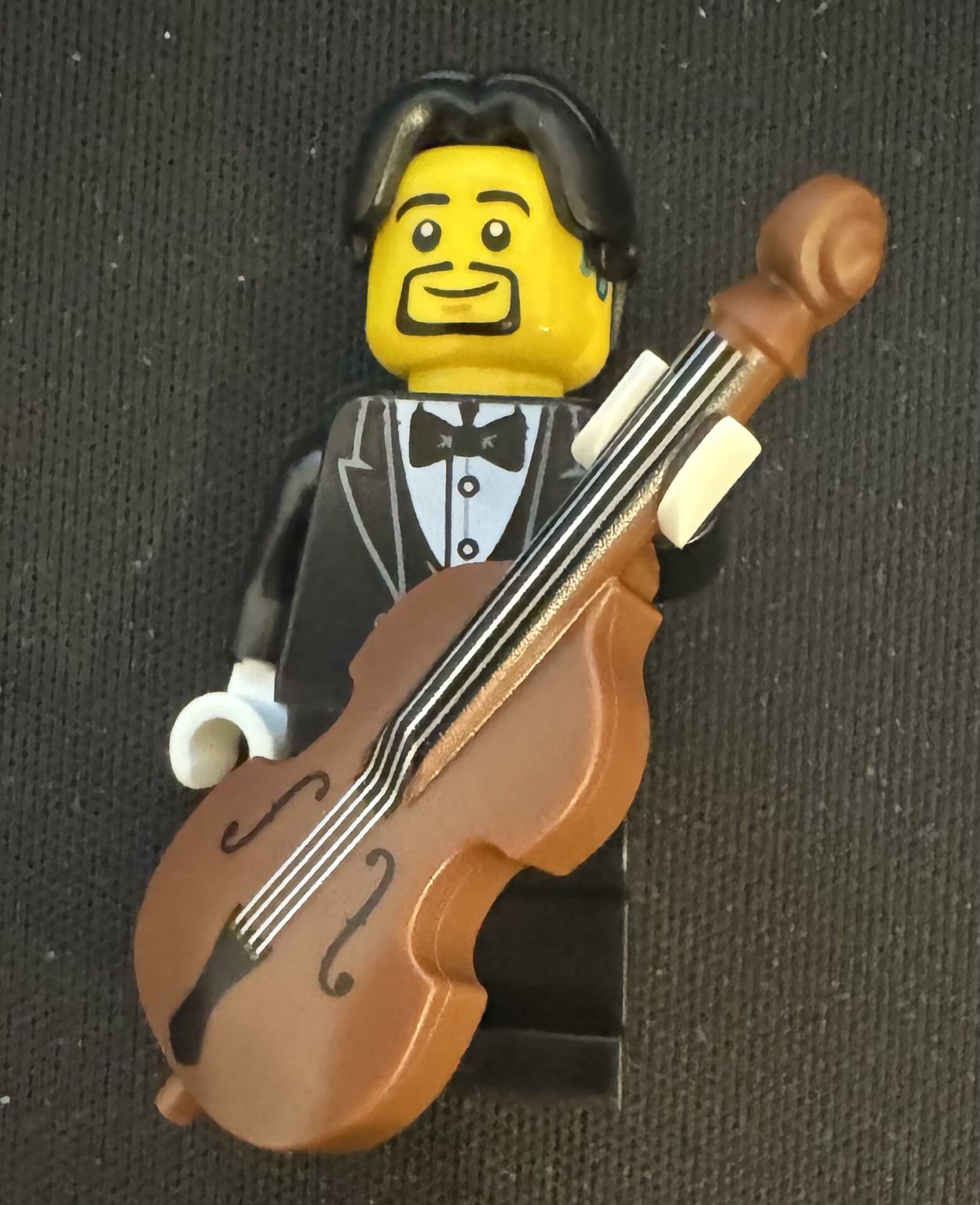 Orjinal Lego Minifigür Bass Player