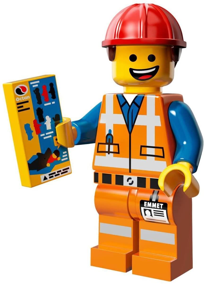 Lego Minifigür - Lego Movie Seri 1 - 71004 - 3 Hard Hat Emmet