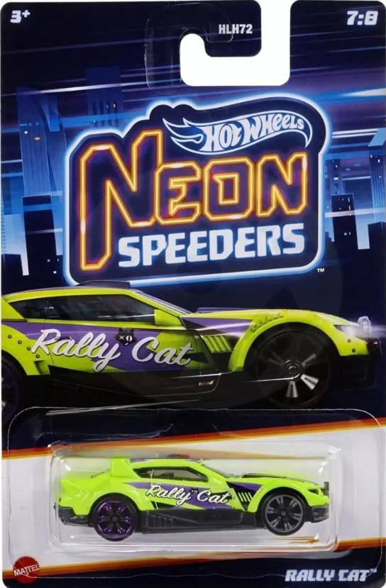 Hot Wheels Neon Speeders Rally Cat HLH79