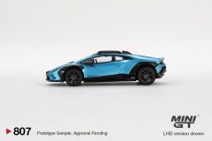 Mini GT Lamborghini Huracán Sterrato Blu Aegir 807