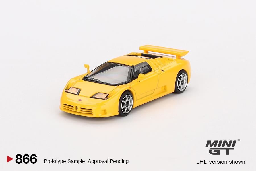 Mini GT Bugatti EB110 Super Sport Giallo Bugatti 866
