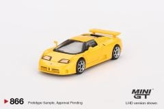 Mini GT Bugatti EB110 Super Sport Giallo Bugatti 866