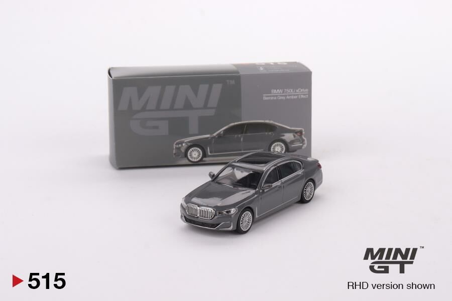 Mini GT BMW 750Li xDrive Bernina Grey Amber Effect - 515