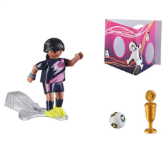 Playmobil 70875 Football Player With Goal Wall