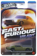 Hot Wheels Fast & furious Villains 1973 Chevy Camaro JBY37