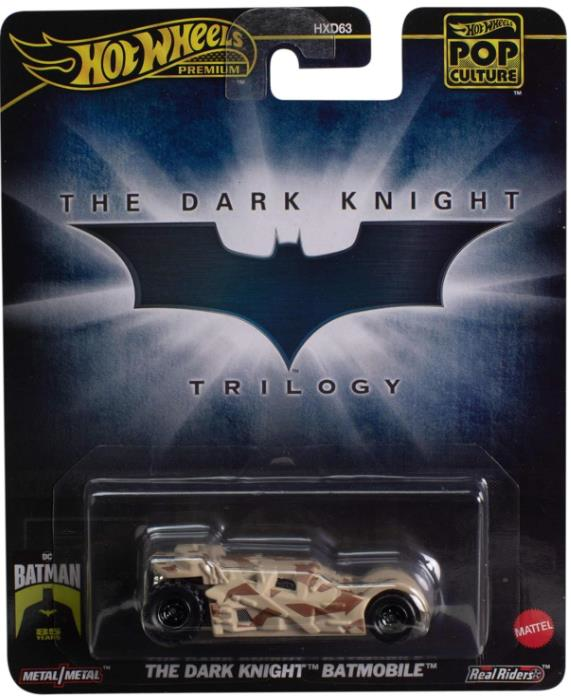 Hot Wheels Premium Pop Culture The Dark Knight Batmobile HXD97