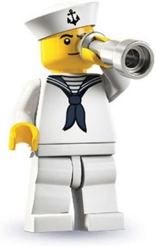 Lego Minifigür - Seri 4 - 8804 - 10 Sailor