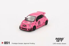Mini GT Abarth 595 Lb-Works x Abas Works Pink 851