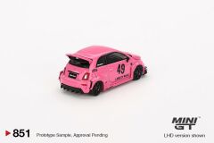 Mini GT Abarth 595 Lb-Works x Abas Works Pink 851