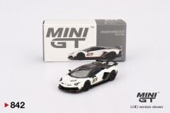 Mini GT Lamborghini Aventador SVJ 63 Bianco Asopo 842