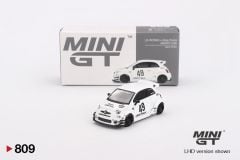 Mini GT LB-WORKS x Abas Works ABARTH 595 Gara White 809