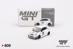 Mini GT LB-WORKS x Abas Works ABARTH 595 Gara White 809