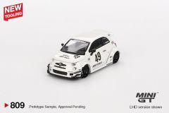 Mini GT LB-WORKS x Abas Works ABARTH 595 Gara White 809