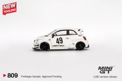 Mini GT LB-WORKS x Abas Works ABARTH 595 Gara White 809