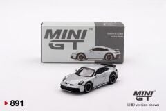 Mini GT Porsche 911 Dakar Ice Gray Metallic 891