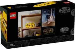 Lego Star Wars Parçalarla Yapılan Star Wars Logosu 75407