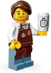 Lego Minifigür - Lego Movie Seri 1 - 71004 - 10 Larry The Barista