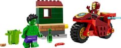 Lego Marvel Marvel Motosikletli Iron Man ve Hulk 76287
