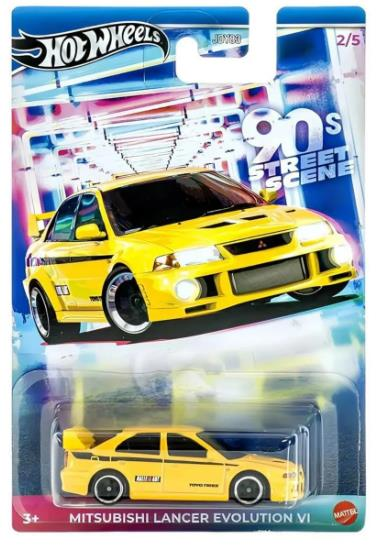 Hot Wheels 90's Street Scene Mitsubishi Lancer Evolution VI JCB58