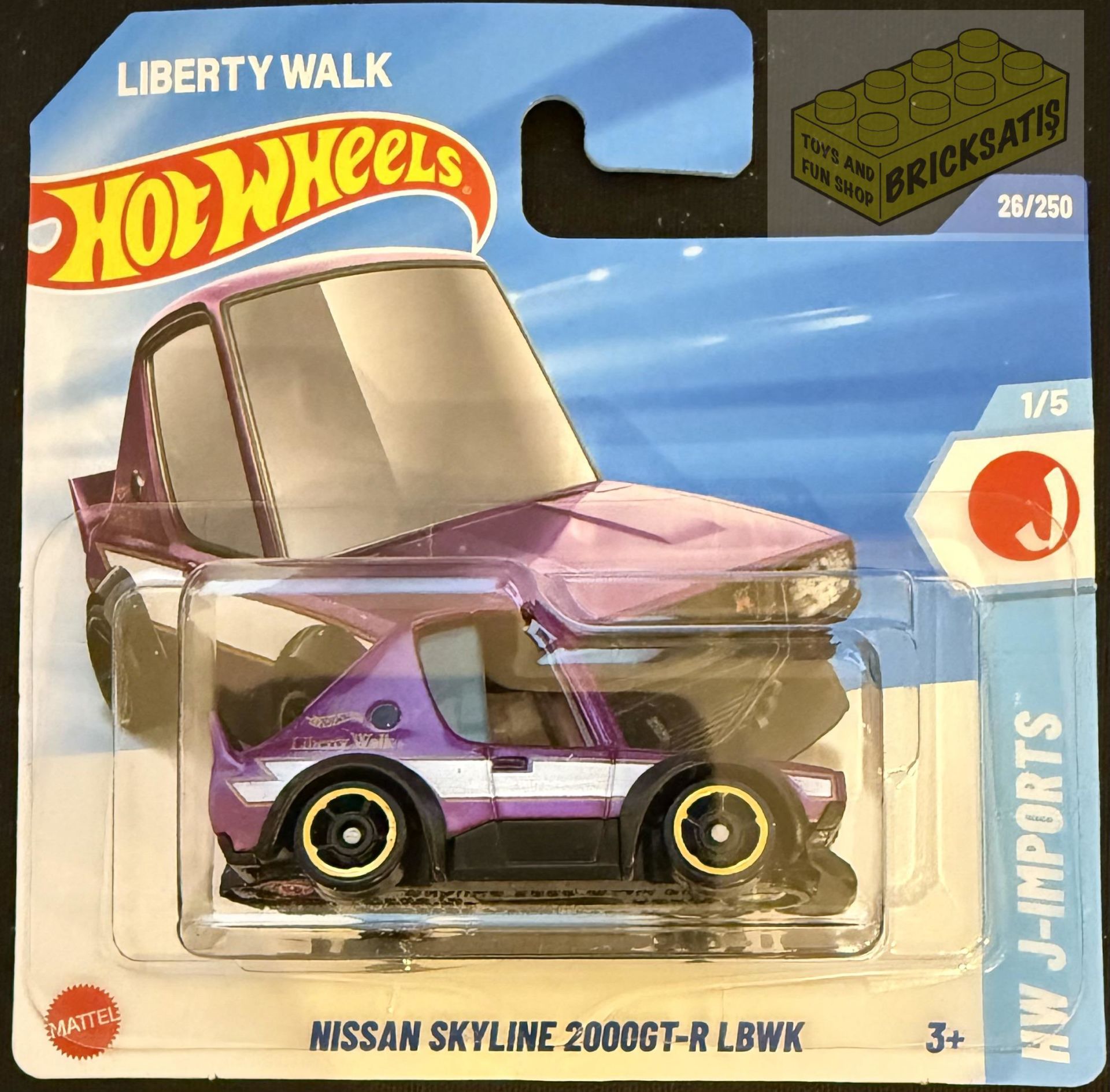 Hot Wheels Tekli Arabalar Nissan Skyline 2000GT-R LBWK HYW29 (J-Imports)