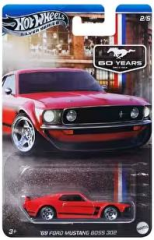 Hot Wheels Siver Series Ford Mustang 60 Years Anniversary '69 Ford Mustang Boss 302 JBY51